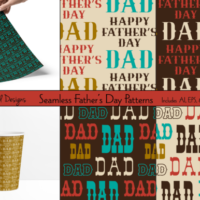 Seamless Fathers Day