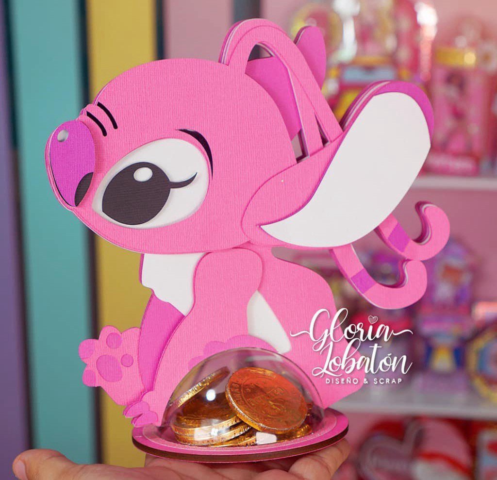 Stitch-Rosa Stitch Rosa - Imagem 1