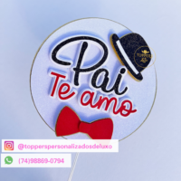 Topo de Bolo Dia dos Pais 15