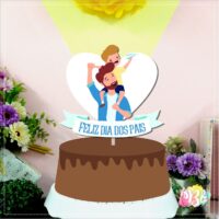 Topo de Bolo Dia dos Pais 34