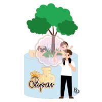 Topo de Bolo Dia dos Pais 38