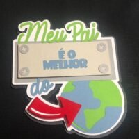 Topo de Bolo Dia dos Pais 45