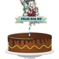 Topo de Bolo Dia dos Pais 56