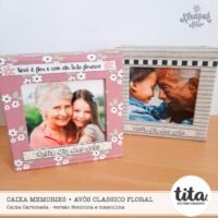 Caixa memories floral Dia dos Avós