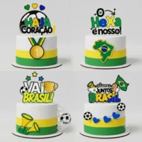 Topos de Bolo Coleção Copa