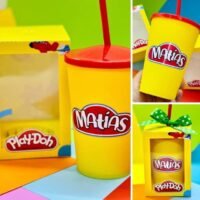 Caja Vaso Play Niño O Maestro