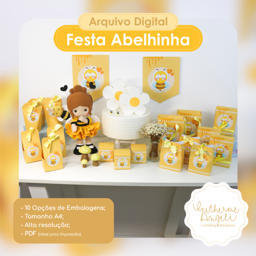 colecao-abelha Festa Pronta Abelha - Imagem 1