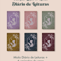 Diario de Leituras Coleção Laços e Rosa Costura