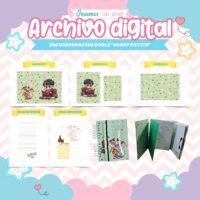 Proyecto Encuadernacion Doble Harry Potter Cute