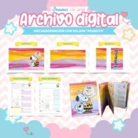 Proyecto Encuadernacion Solapa Y Herraje Tipo Carpeta Peanuts