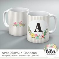 Canecas letras Dia dos Avós