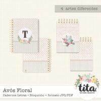 Kit caderno e bloquinho Dia dos Avós