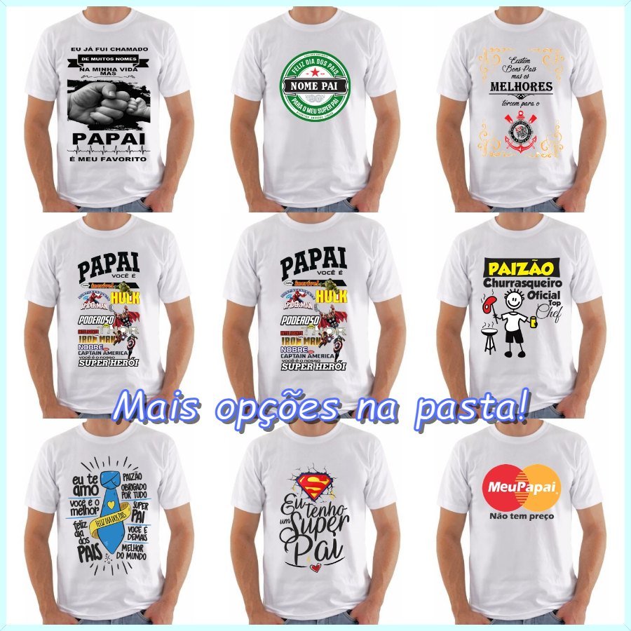 06 Artes para Camisetas dia dos pais 6 - Imagem 1