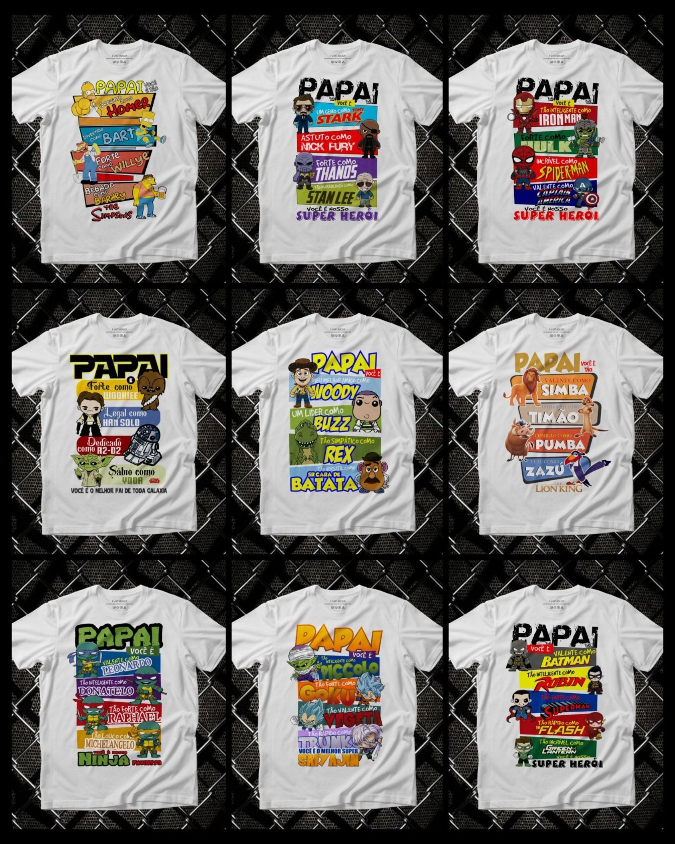 12 Artes para Camisetas dia dos pais 12 - Imagem 1
