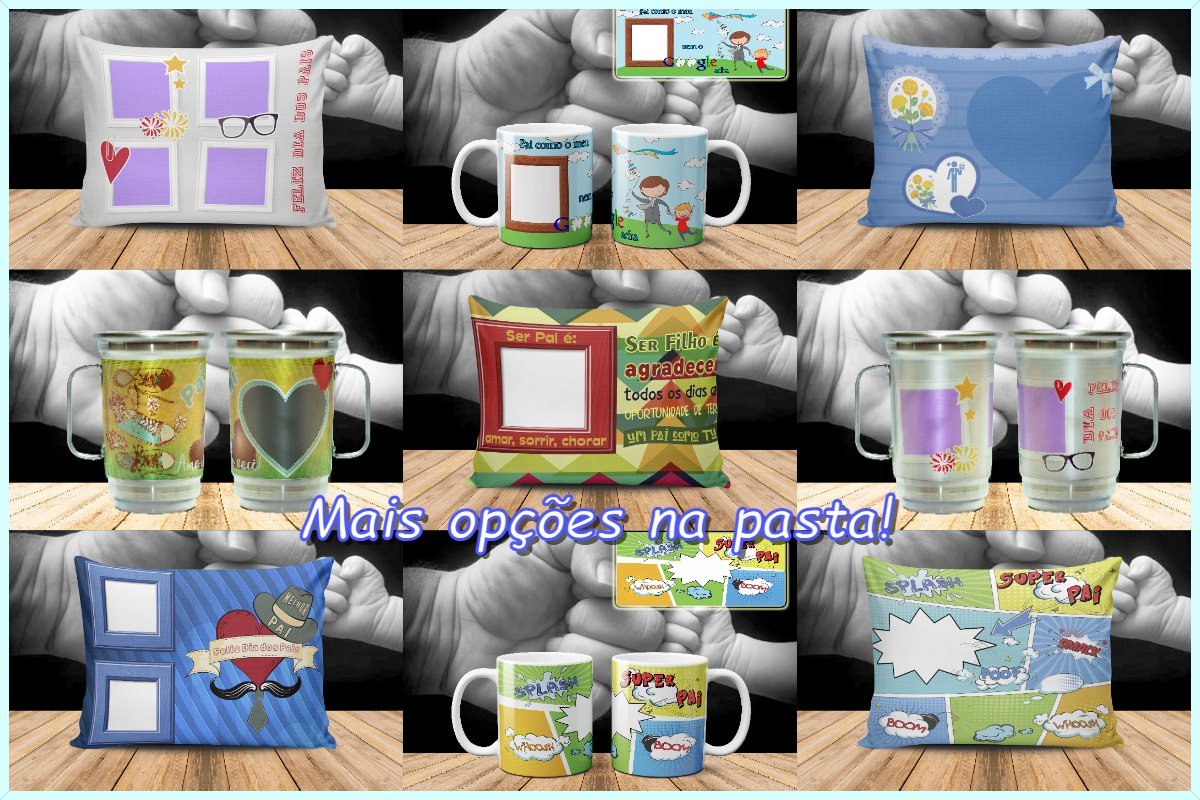 25-1 Combo Sublimação Dia dos Pais 25 - Imagem 1