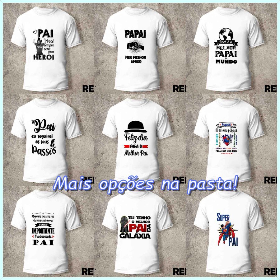 27 Artes para Camisetas dia dos pais 27 - Imagem 1