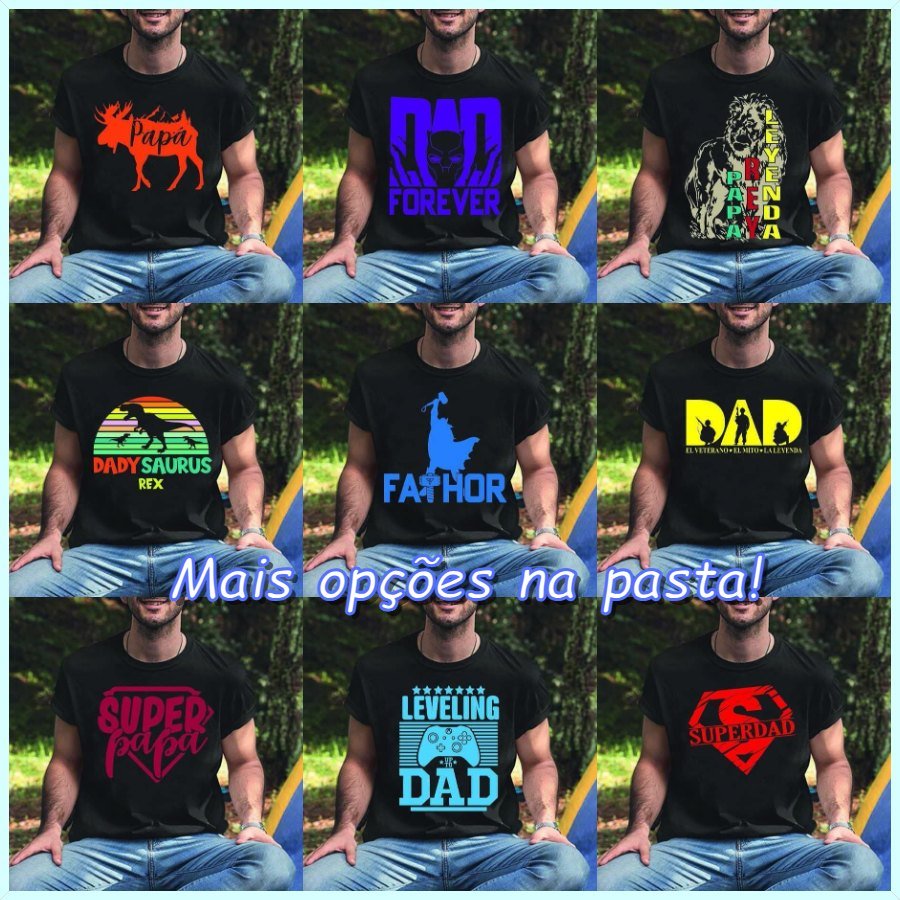 32 Artes para Camisetas dia dos pais 32 - Imagem 1