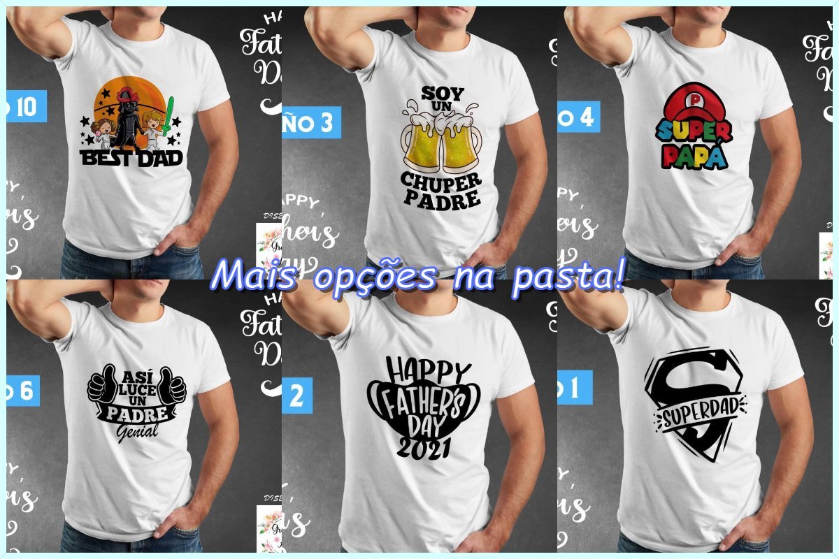 34 Artes para Camisetas dia dos pais 34 - Imagem 1