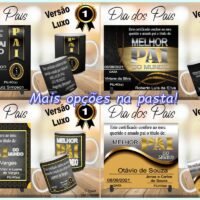 Combo Sublimação Dia dos Pais 38