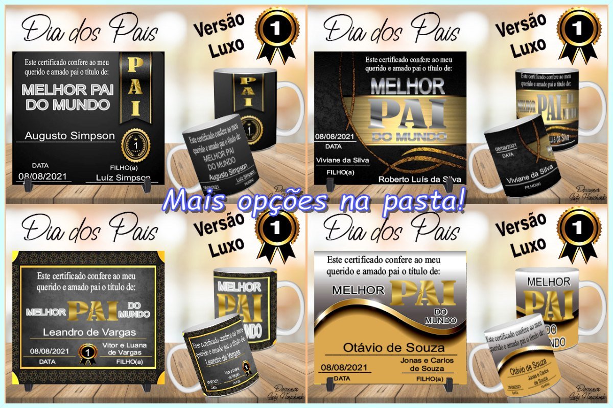 38-1 Combo Sublimação Dia dos Pais 38 - Imagem 1