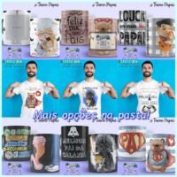 Combo Sublimação Dia dos Pais 39