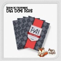 Álbum de Figurinhas + Caixa Pai Scrap