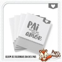 Álbum de Figurinhas Dia dos Pais