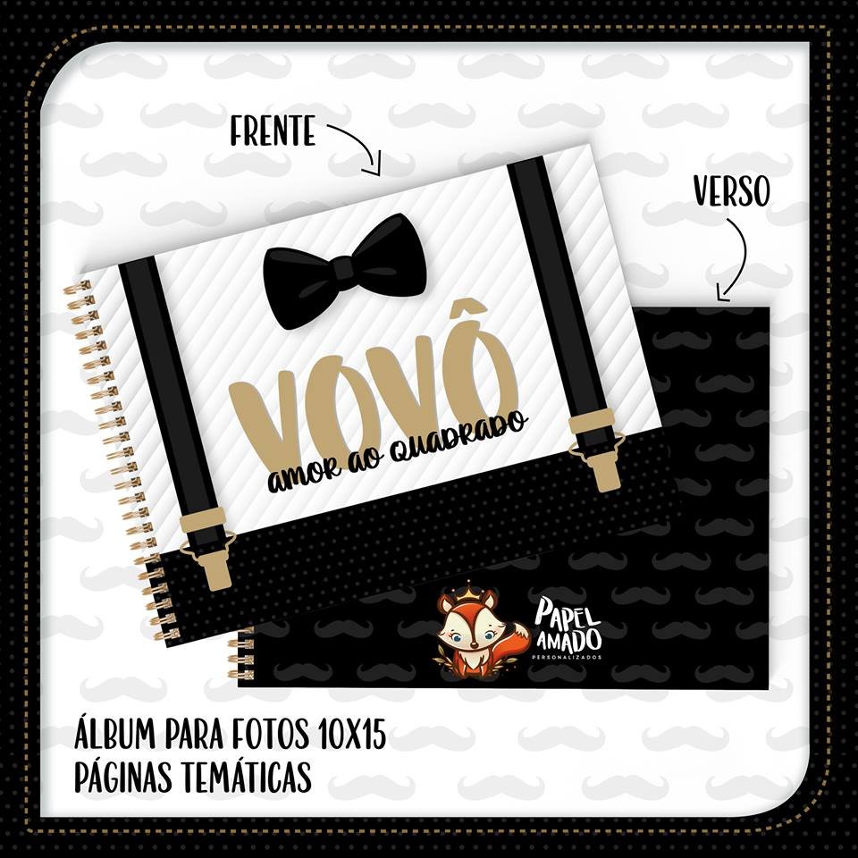 ALBUM-VOVO-PARA-FOTOS Álbum Vovô para Fotos - Imagem 1
