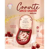Arquivo de Corte Convite Arco Shaker (studio e Svg)