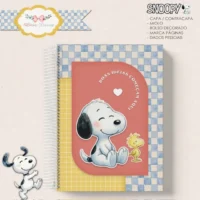Arte Caderno Snoopy