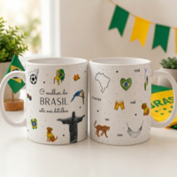 Arte para Caneca Copa do Mundo