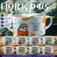 Arte para Canecas Flork Pai V2