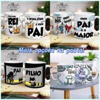 Artes para Canecas Dia dos Pais 101