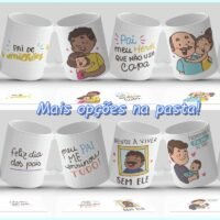 Artes para Canecas Dia dos Pais 110