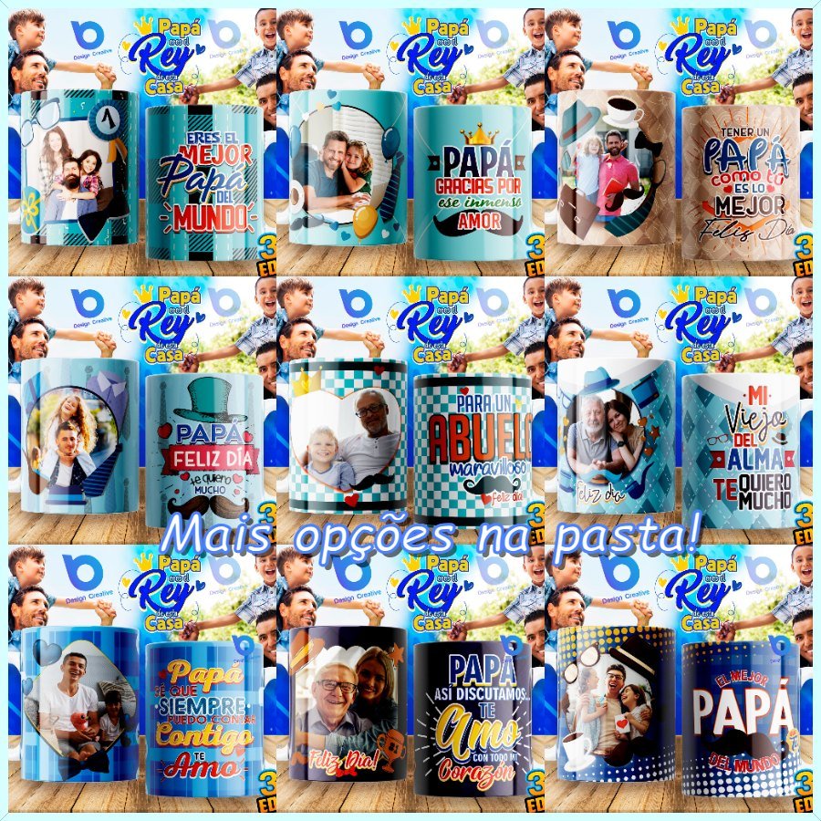 ARTES-PARA-CANECAS-DIA-DOS-PAIS-116 Artes para Canecas Dia dos Pais 116 - Imagem 1