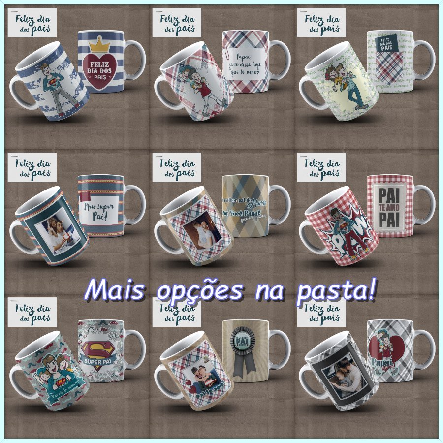 ARTES-PARA-CANECAS-DIA-DOS-PAIS-39 Artes para Canecas Dia dos Pais 39 - Imagem 1
