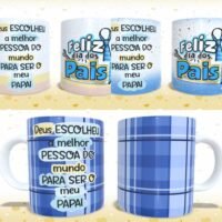 Artes para Canecas Dia dos Pais 60