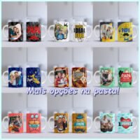 Artes para Canecas Dia dos Pais 65