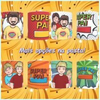 Artes para Canecas Dia dos Pais 88