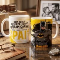 Artes para Canecas Dia dos Pais Super Pai