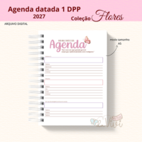 Agenda Datada Coleção Flores