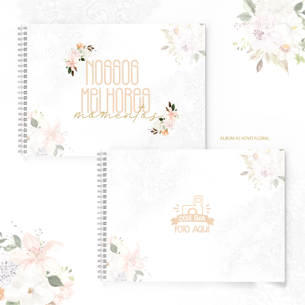 Album-Vovo-Floral Álbum Vovó Floral - Imagem 1
