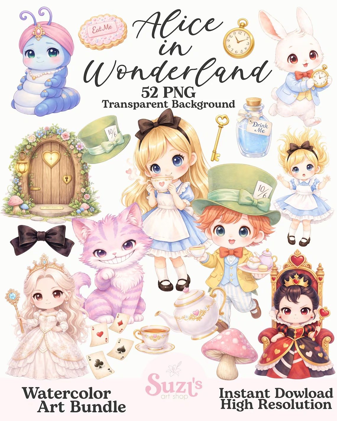 Alice-in-Wonderland KIT DIGITAL Alice In Wonderland - Imagem 1