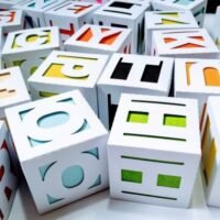 Alphabet Letters Cubes