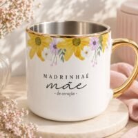Arte de Caneca Convite Madrinha