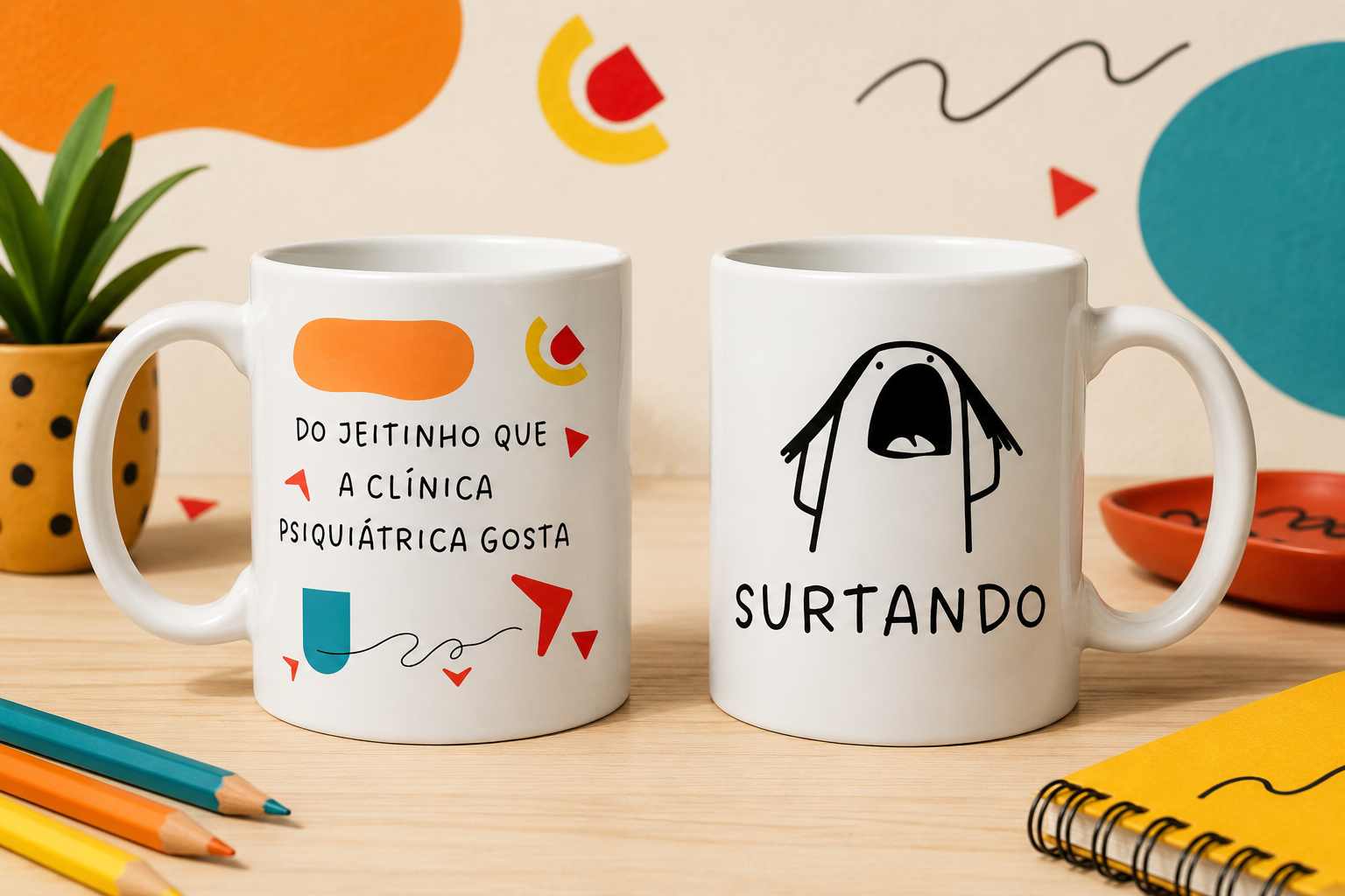Arte-de-caneca-Surtando Arte de Caneca Surtando - Imagem 1