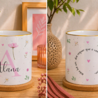Arte para Caneca Floral 01