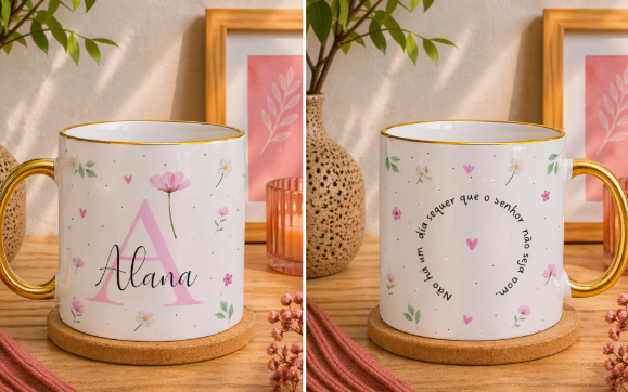 Arte-para-caneca-Floral-01 Arte para Caneca Floral 01 - Imagem 1