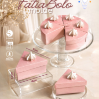 Bolo 6 Fatia Arquivo de Corte