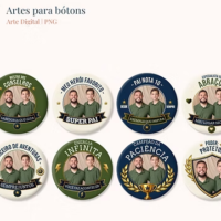 Bótons Dia dos Pais+pap